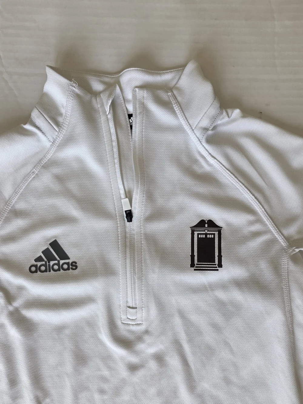 adidas white quarter